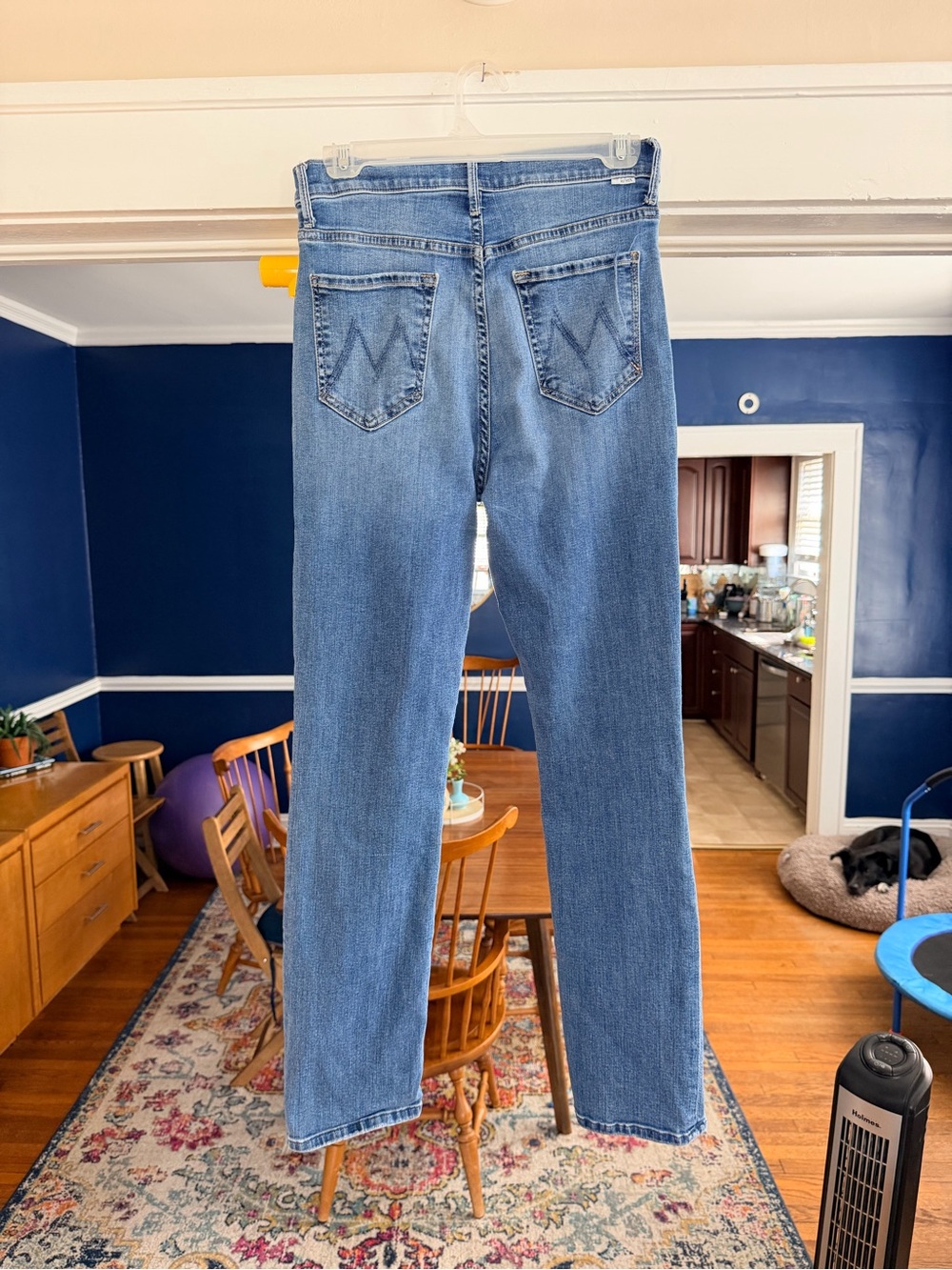Mother Straight-Leg Jeans